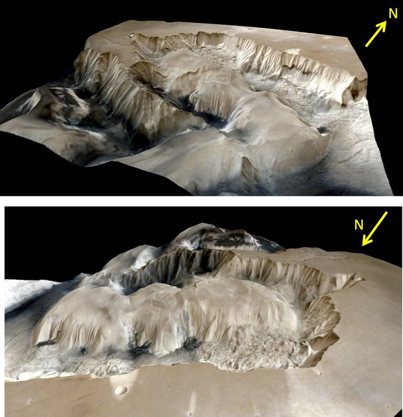 Illustration for article titled Pasea en 3D por uno de los cañones más imponentes de Marte con estas fotos